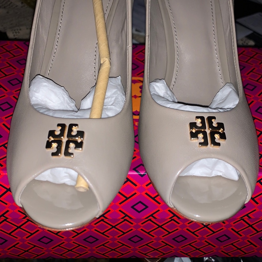 Tory Burch Jolie toe wedge shoes